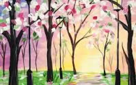 2 Quick and Easy Acrylic Painting Ideas | Relaxing Watercolor Painting