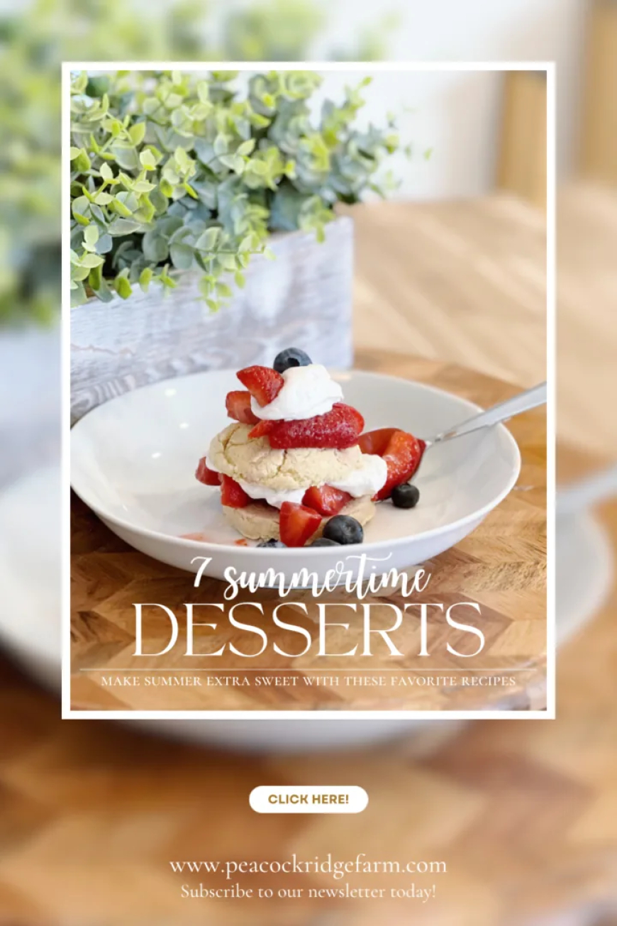 7 Lightened-Up Desserts Perfect for Summertime!!!